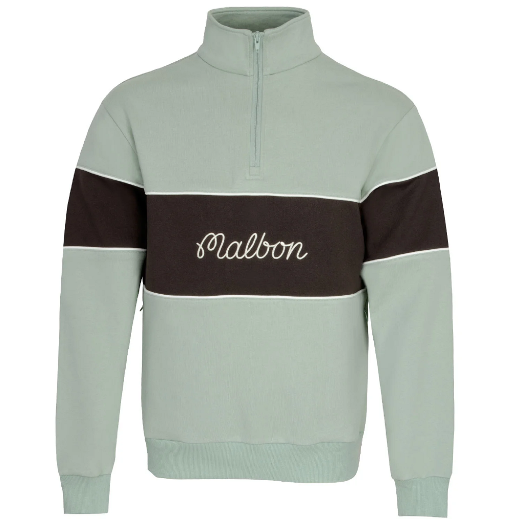 Malbon Collegiate Quarter Zip - Sky