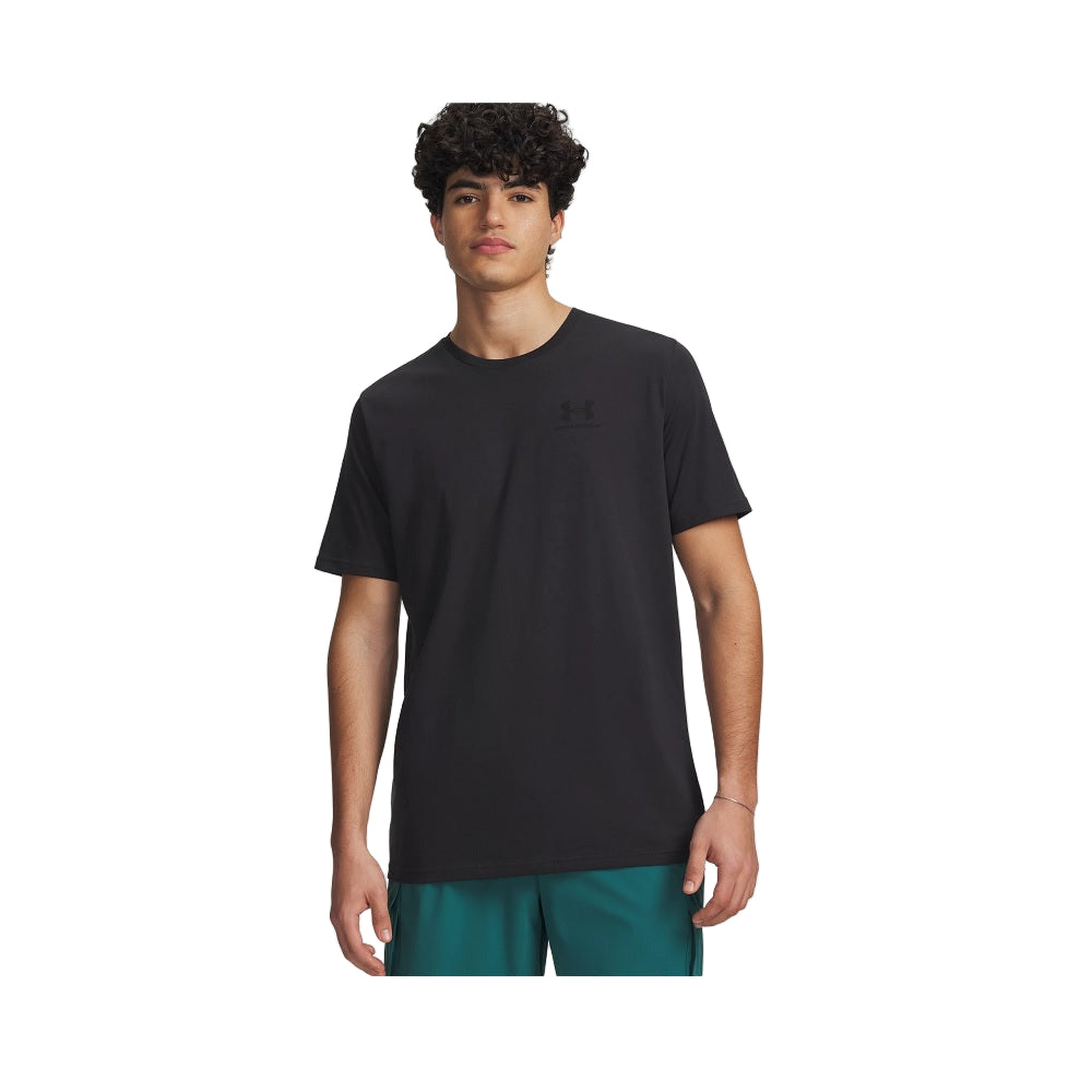 Under Armour Men's Left Chest Logo Short Sleeve Black