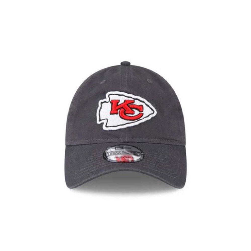 New Era Kansas City Chiefs NFL Core Classic 9TWENTY Graphite Adjustable Hat