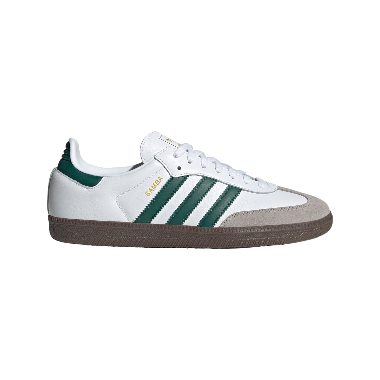 Adidas Originals Men's Samba OG Shoes Cloud White / Collegiate Green / Clear Granite