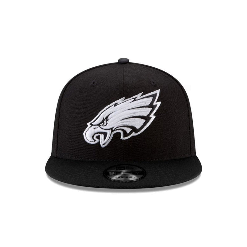 New Era Philadelphia Eagles NFL Basic 9FIFTY Black and White Snapback Hat
