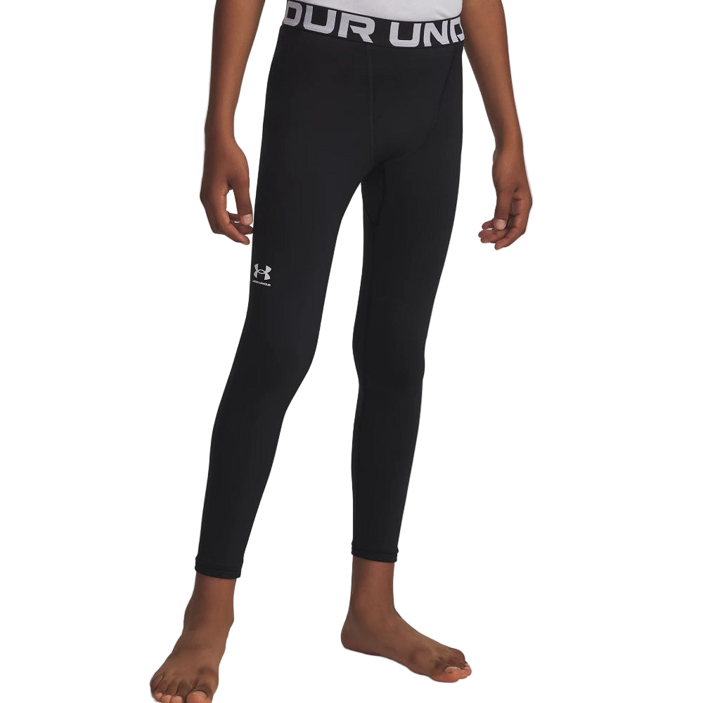 Under Armour Kids' ColdGear Leggings Black/White