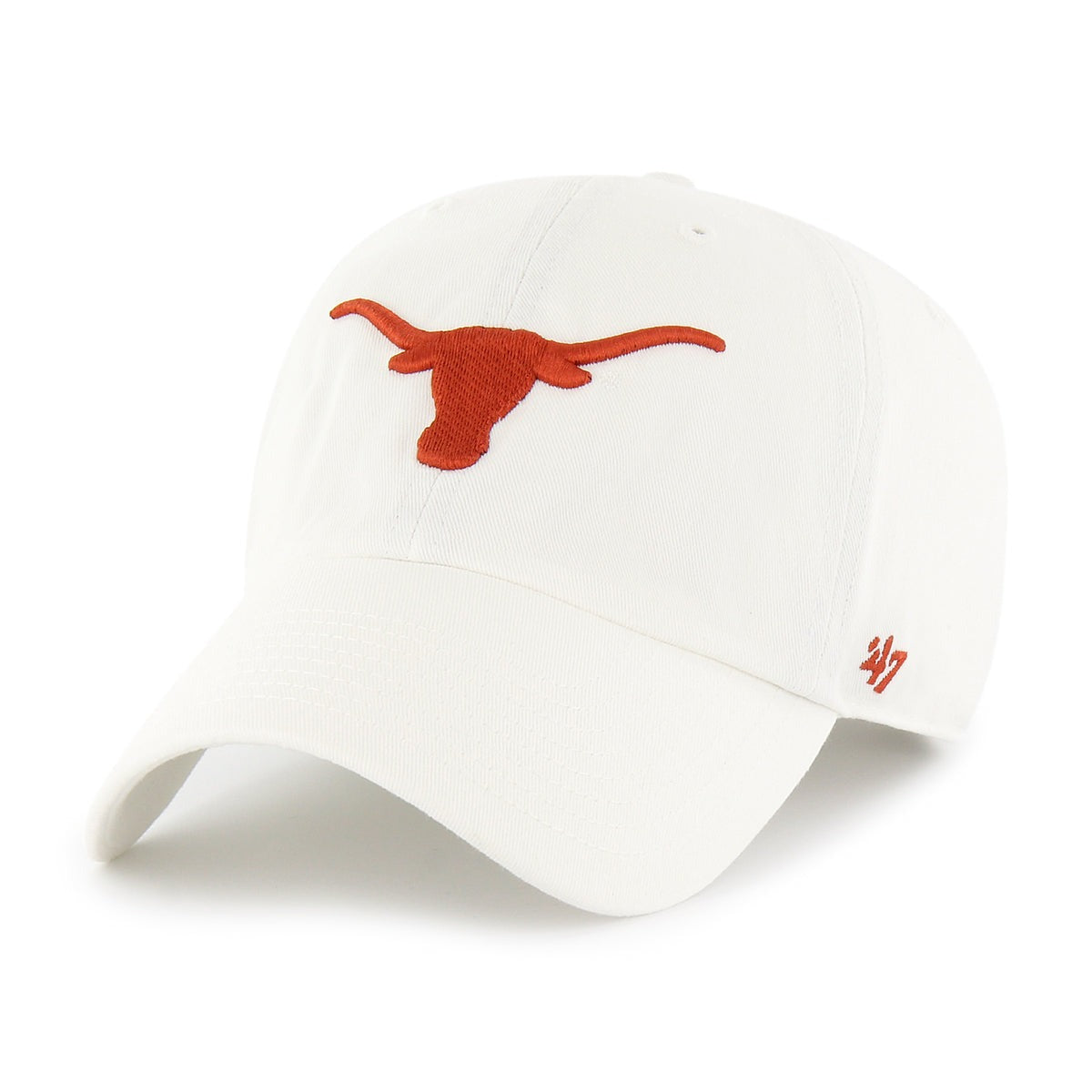 47 Brand TEXAS LONGHORNS '47 CLEAN UP Hat WHITE