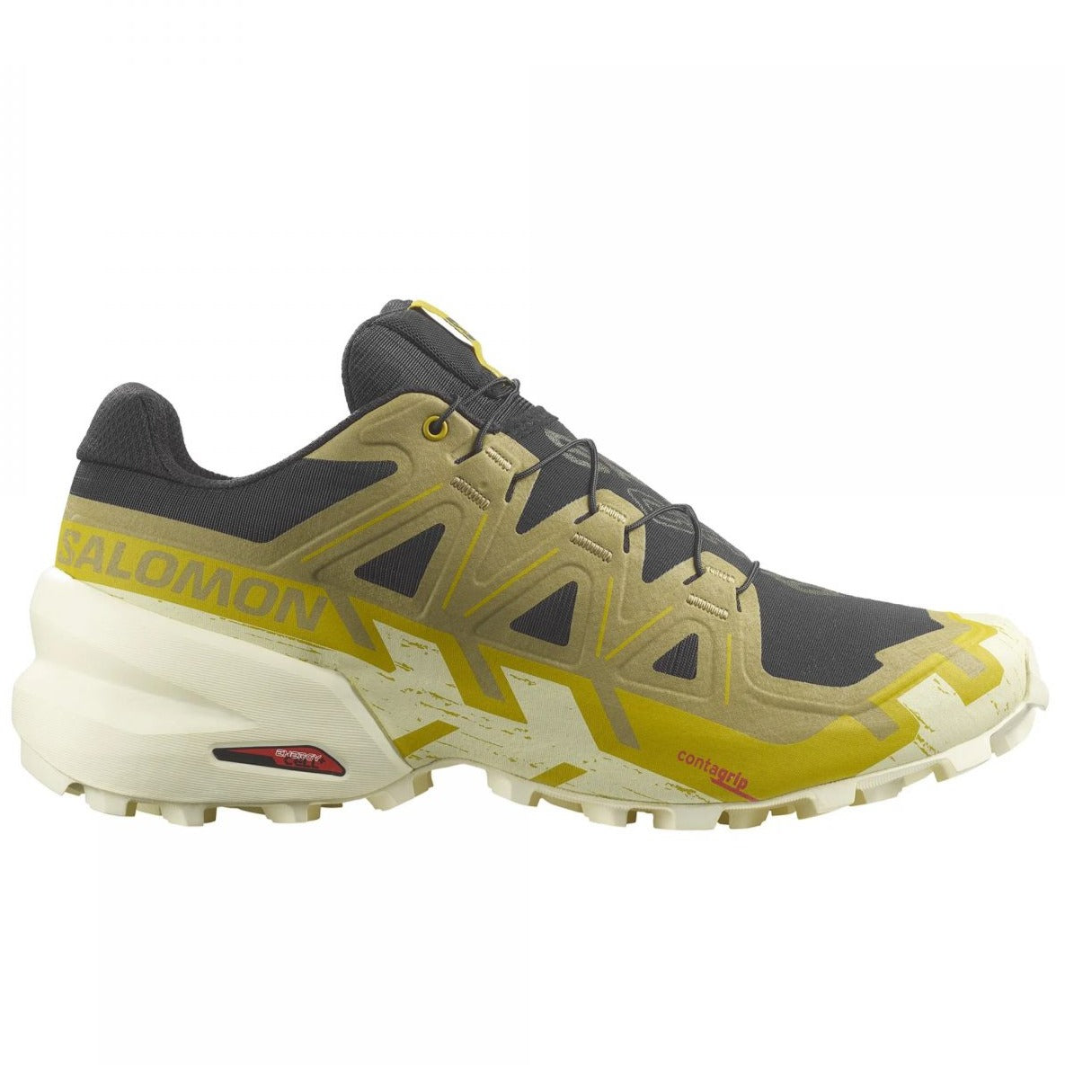 Speedcross 6 Men's Trail Running Shoes Black / Cress Green / Transparent Yellow