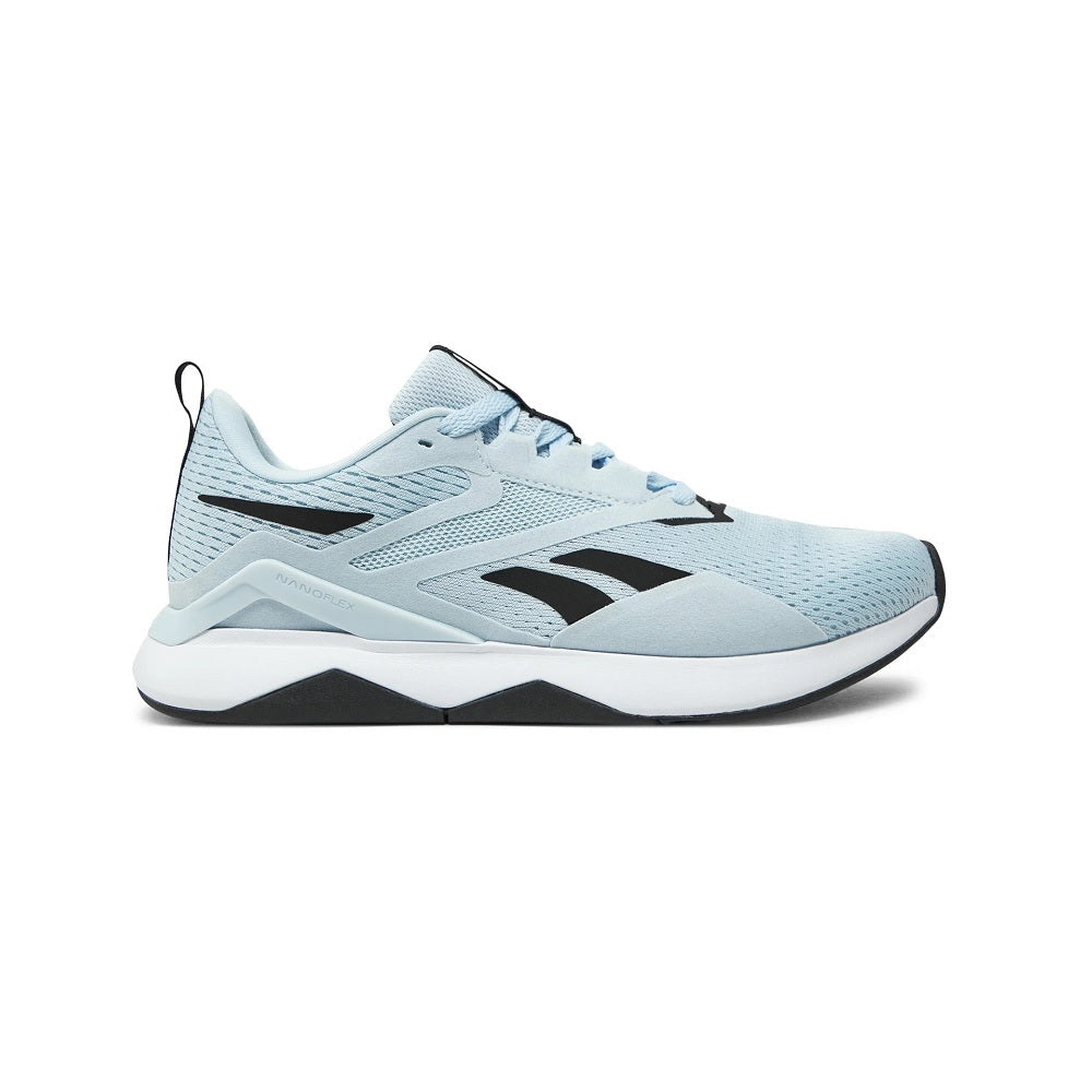 Reebok Women's NanoFlex TR 2.0 Training Shoes Feel Good Blue / Core Black / White