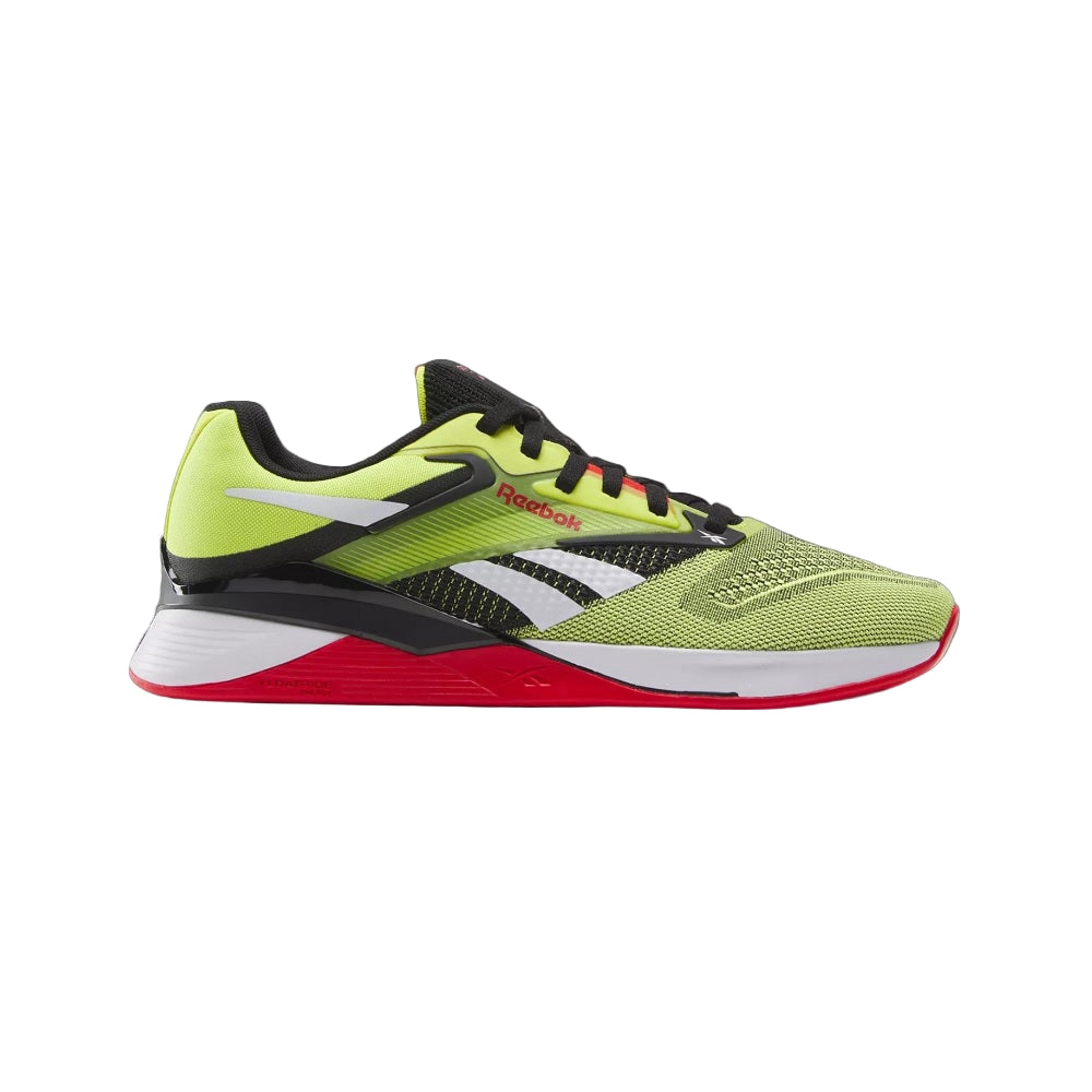 Reebok Nano X4 Training Shoes Hyper Green / Black / Vector Red