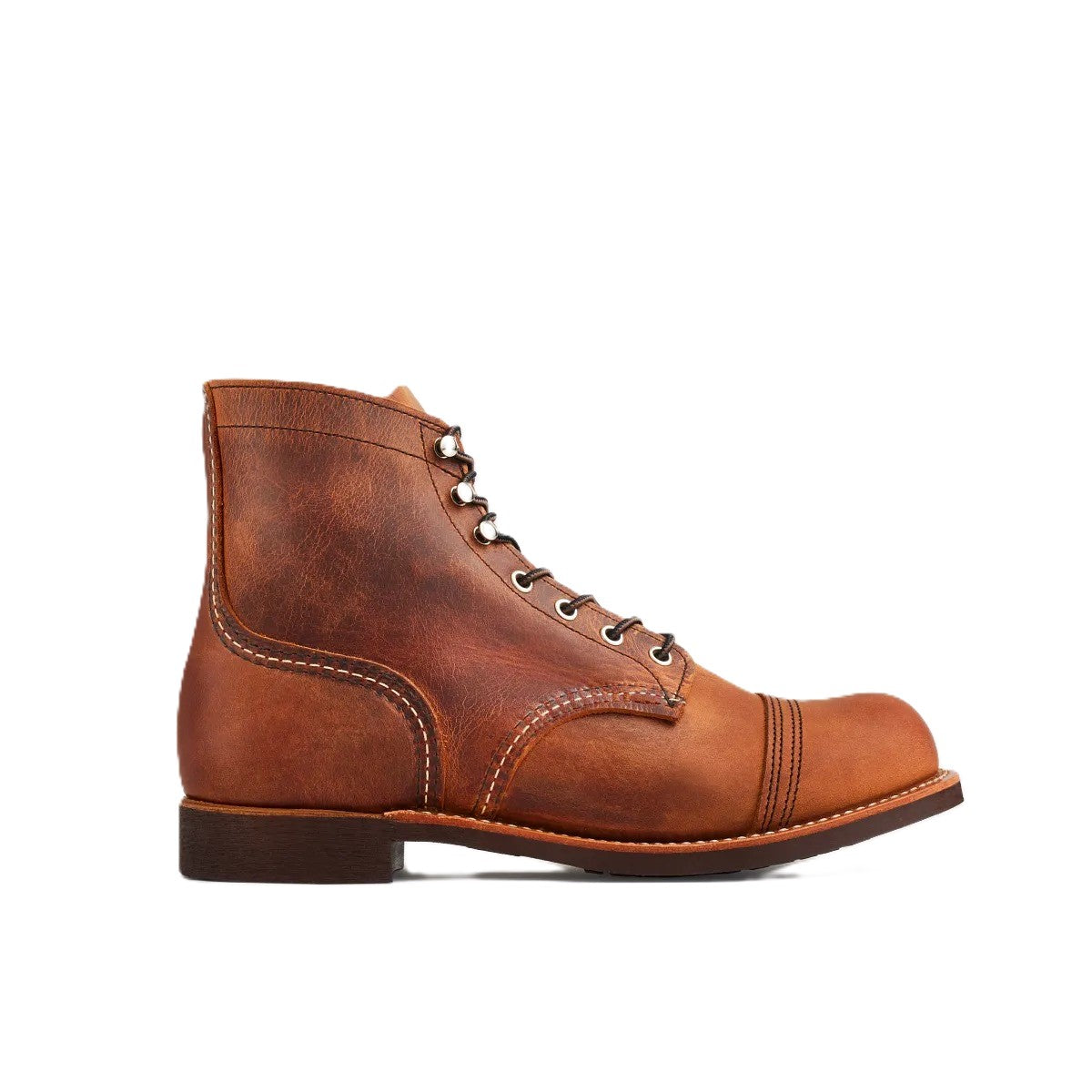 Red Wing Men's Iron Ranger 6-Inch Boots in Copper Rough & Tough Leather