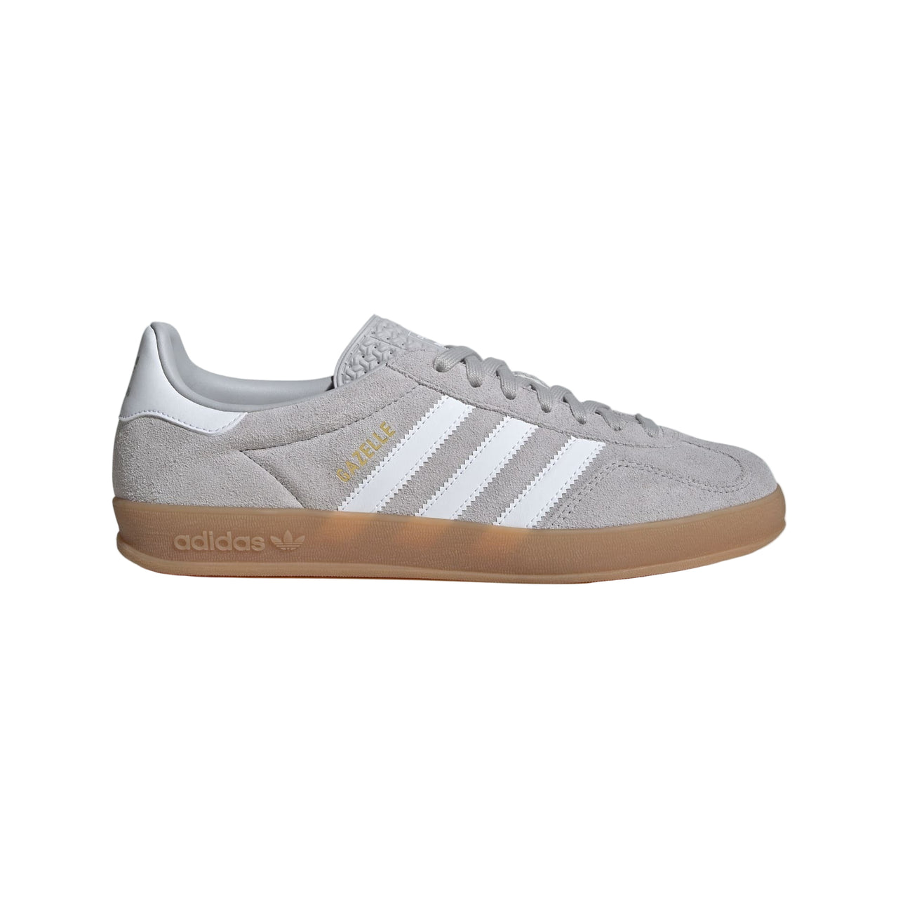 Adidas Originals Men's Gazelle Indoor Shoes Grey Two / Cloud White / Gold Metallic