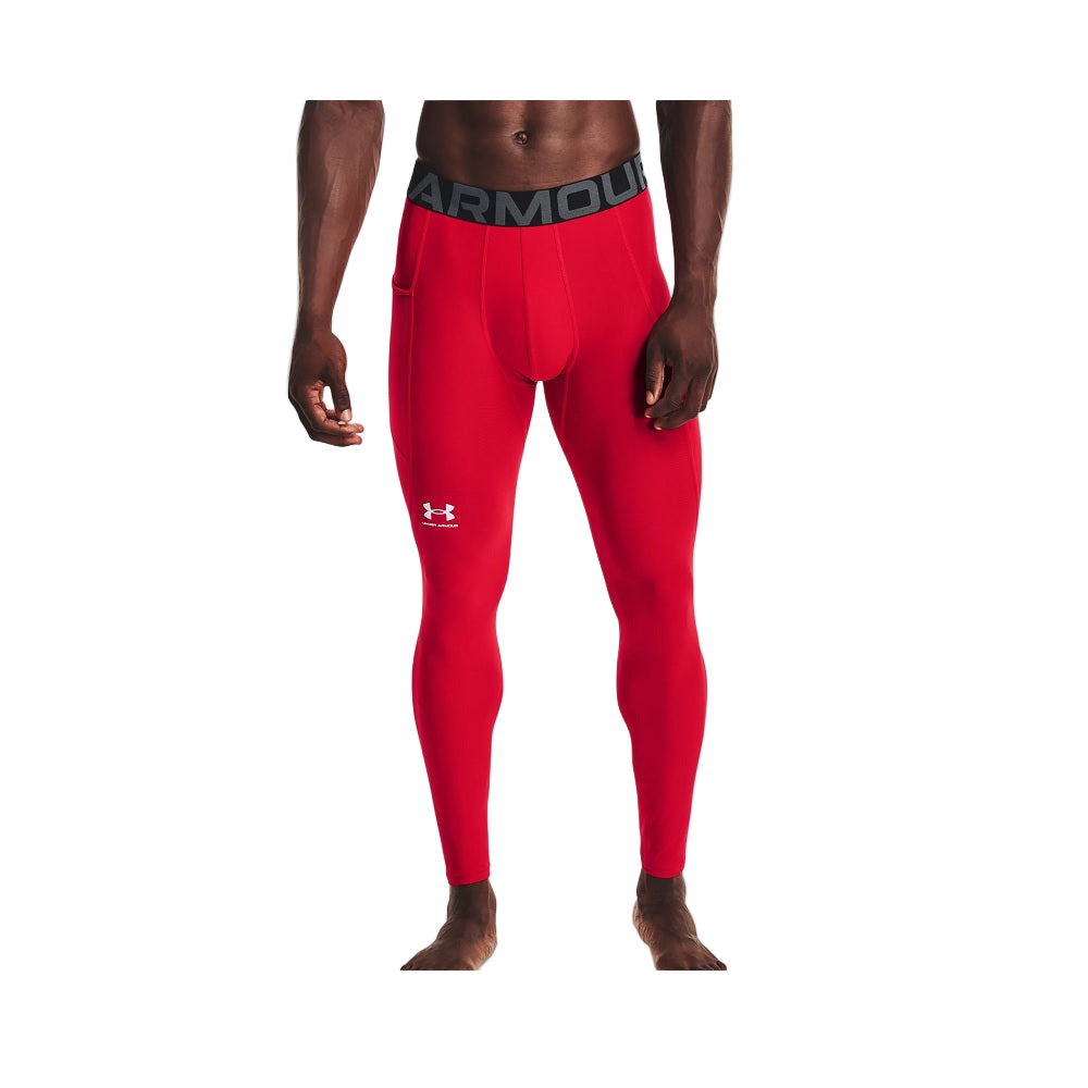 Under Armour Men's HeatGear Leggings Red