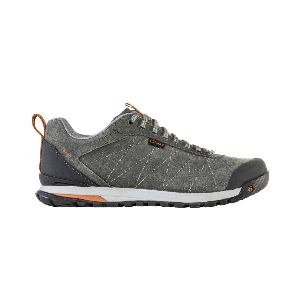 Oboz Men's Bozeman Low Leather Hiking Shoes Charcoal