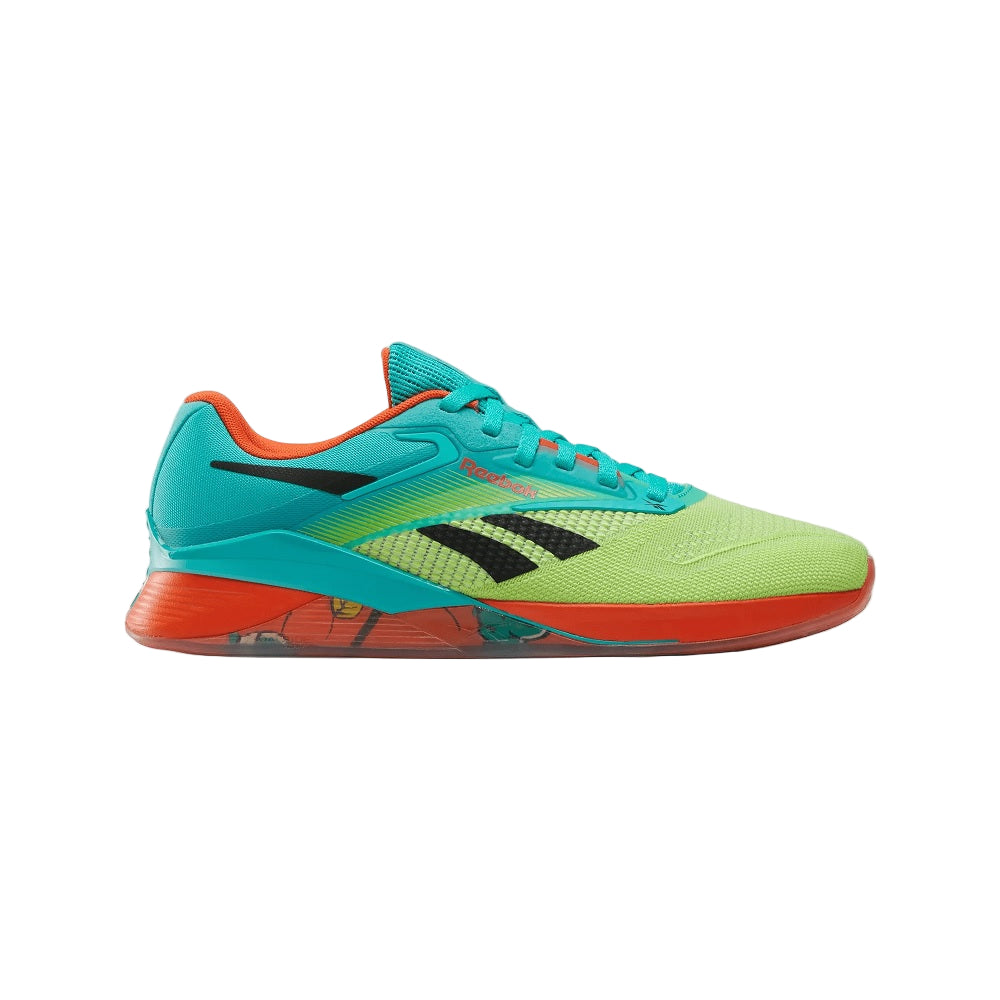 Reebok Nano X4 Training Shoes Unleashed Green / Acid Yellow / Black