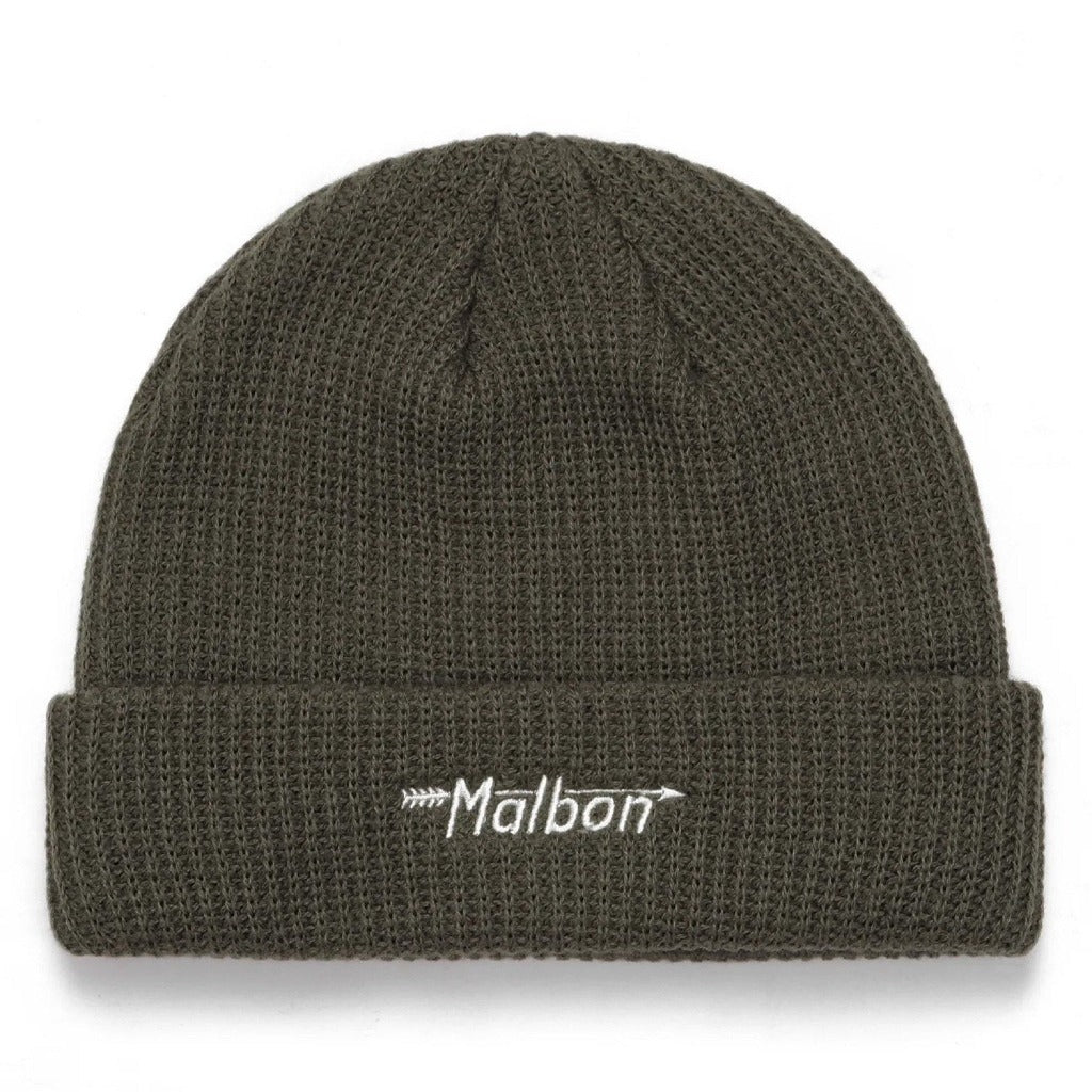 Malbon Range Tested Beanie - Olive