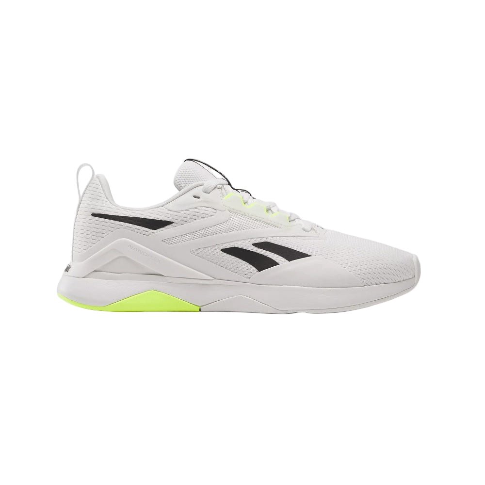 Reebok Men's NanoFlex TR 2.0 Training Shoes Barely Grey / Black / Lime