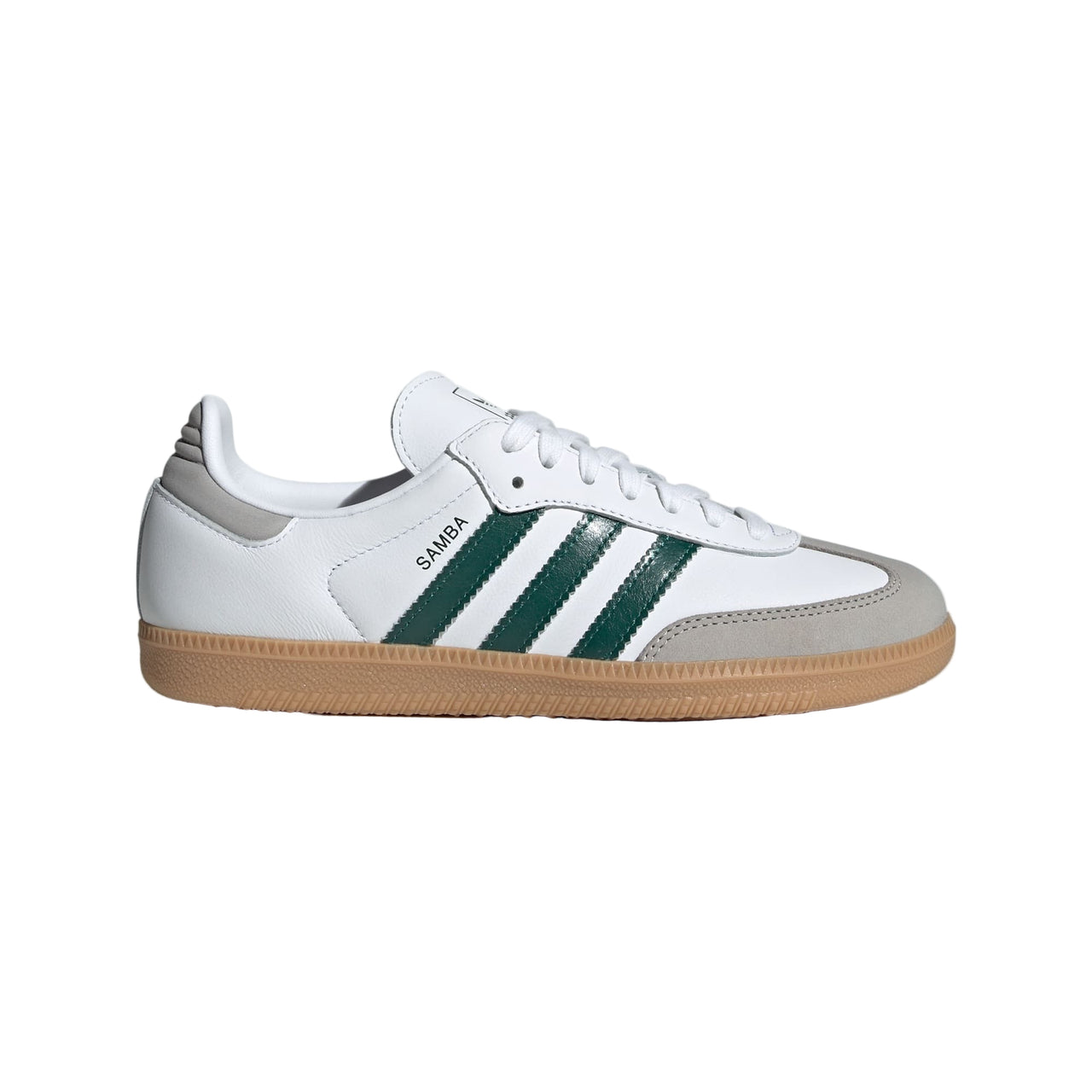 Adidas Originals Women's Samba OG Shoes Cloud White / Collegiate Green / Grey Two