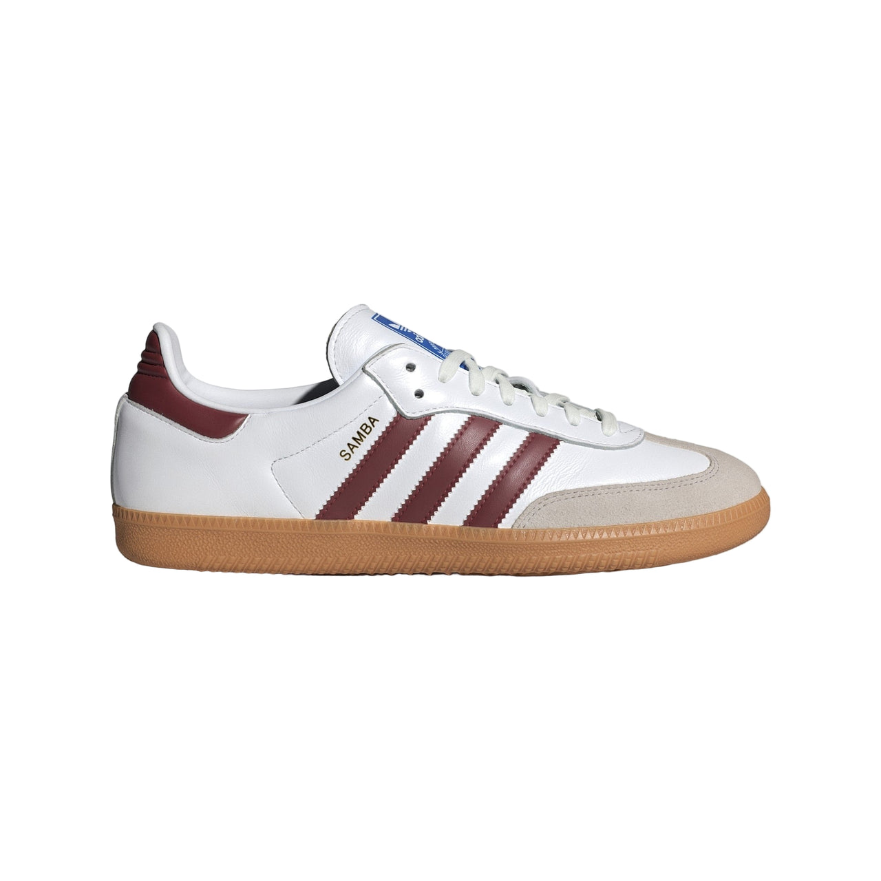 Adidas Originals Men's Samba OG Shoes Cloud White / Collegiate Burgundy / Gum