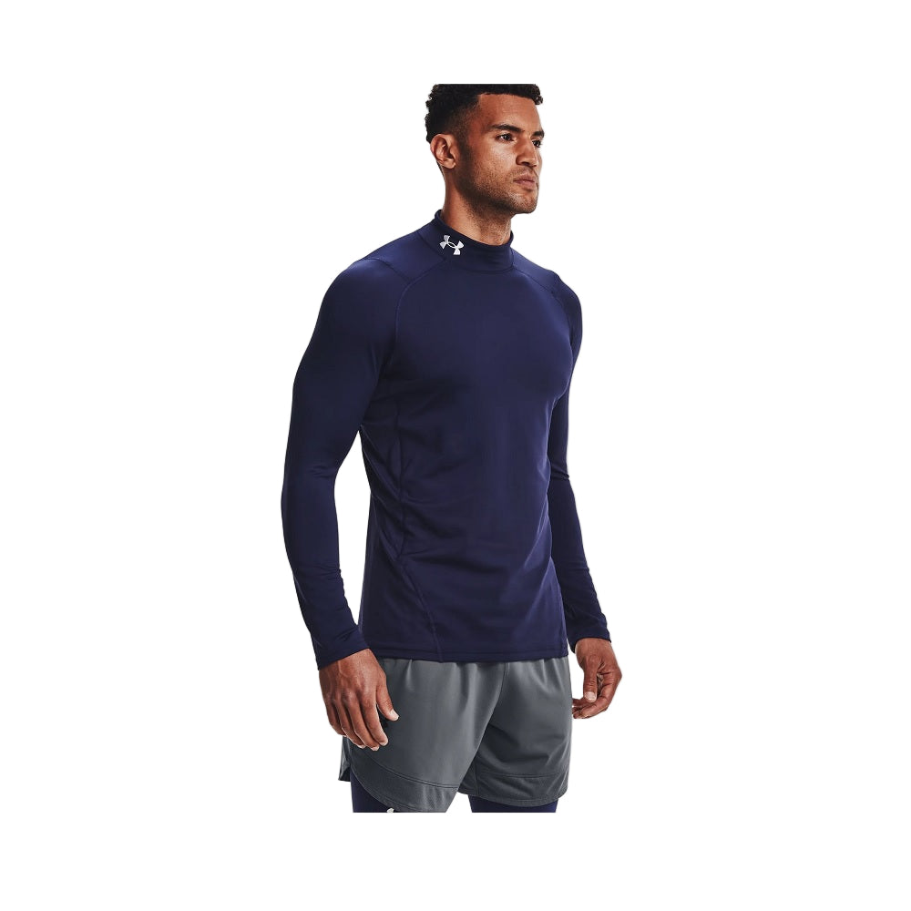 Under Armour Men's ColdGear® Fitted Mock Midnight Navy