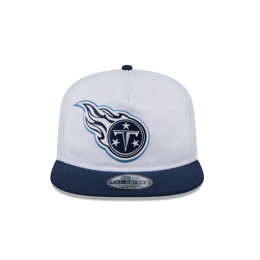 New Era Tennessee Titans 2024 NFL Training Camp Golfer White Snapback Hat