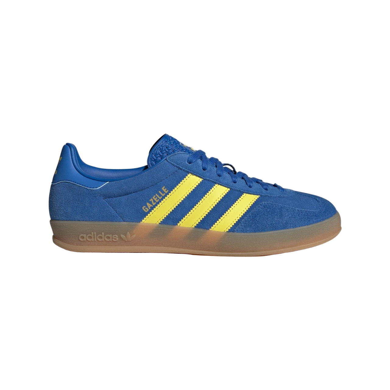 Adidas Originals Men's Gazelle Indoor Shoes Blue / Pure Sulfur / Gum