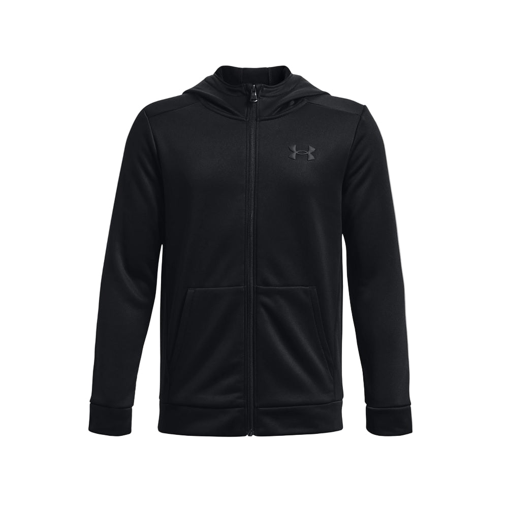 Under Armour Boys' Fleece Full-Zip Black
