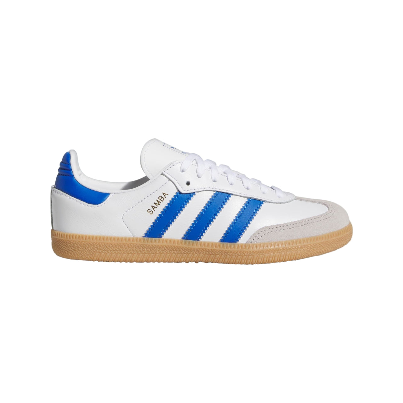 Adidas Originals Kids Samba OG Shoes Cloud White / Blue / Gum