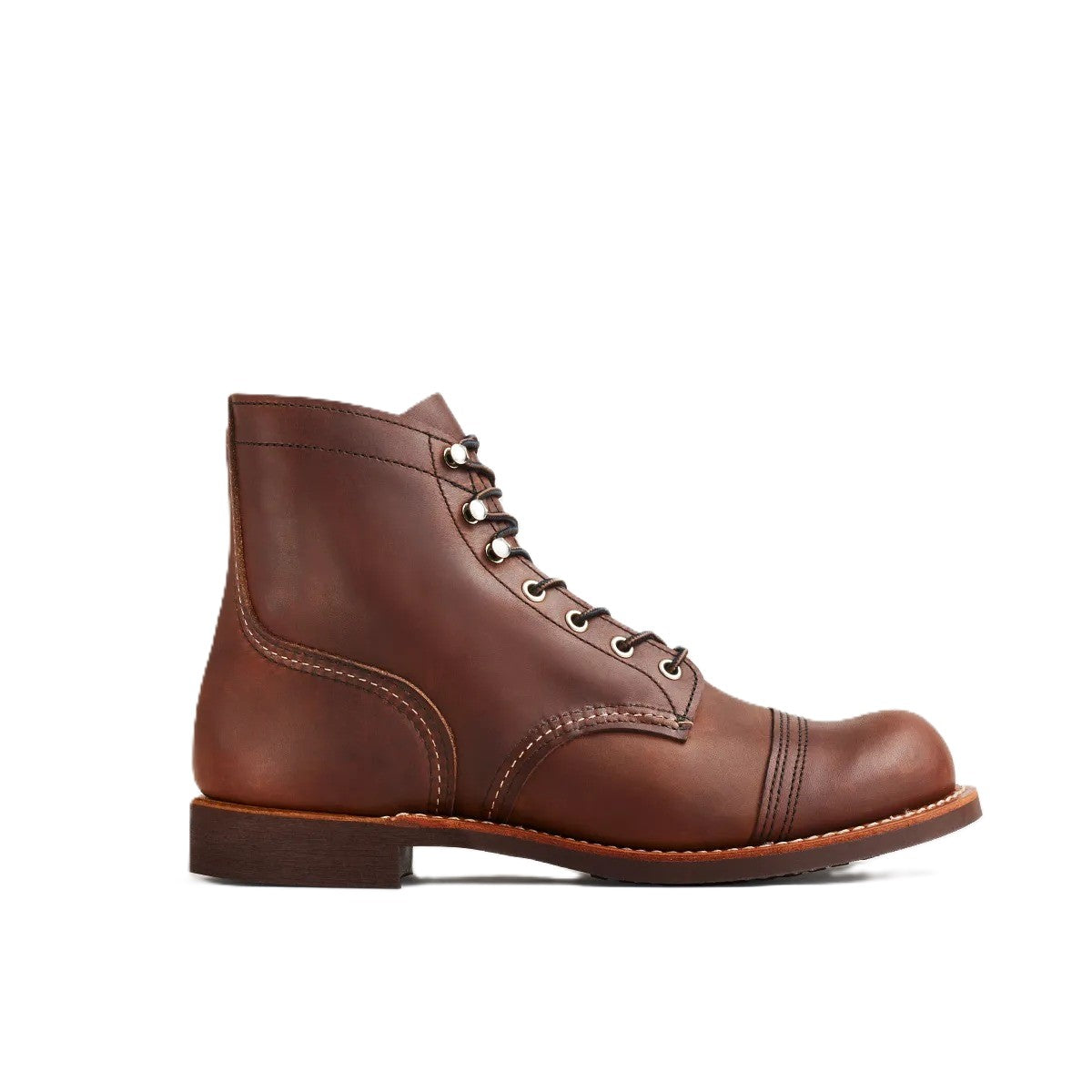 Red Wing Men's Iron Ranger 6-Inch Boots in Amber Harness Leather