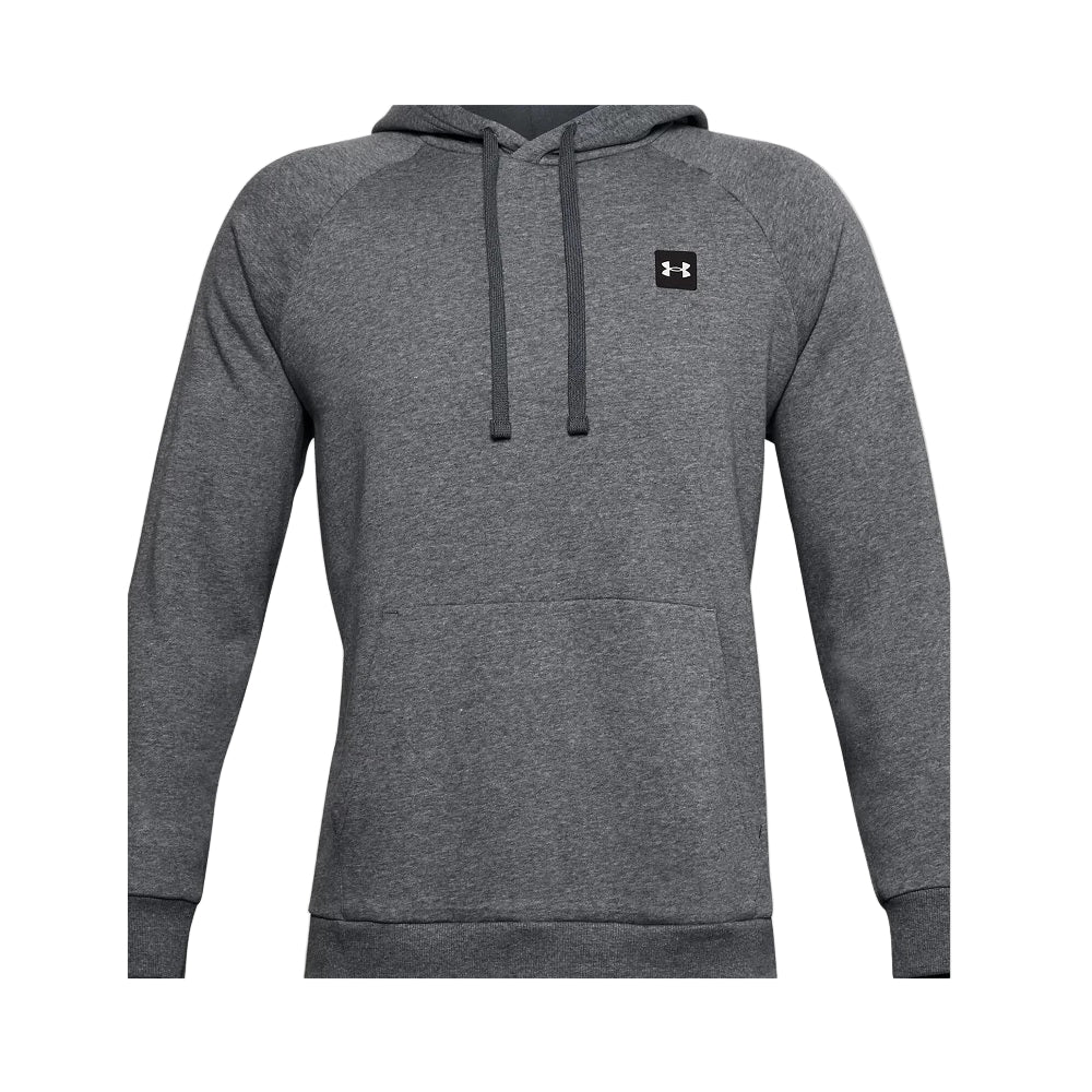 Under Armour Men's Rival Fleece Pullover Hoodie Grey