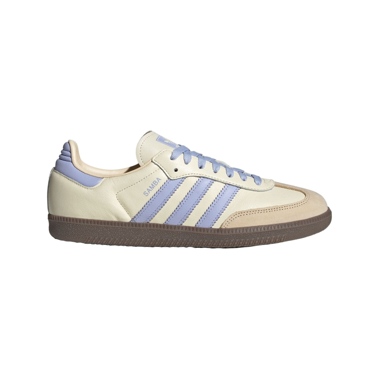 Adidas Originals Women's Samba OG Shoes Cream White / Violet Tone / Sand Strata