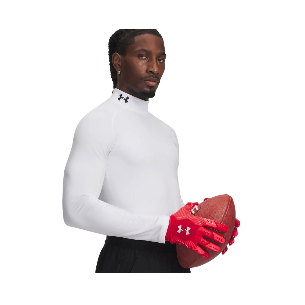 Under Armour Men's ColdGear® Fitted Mock White