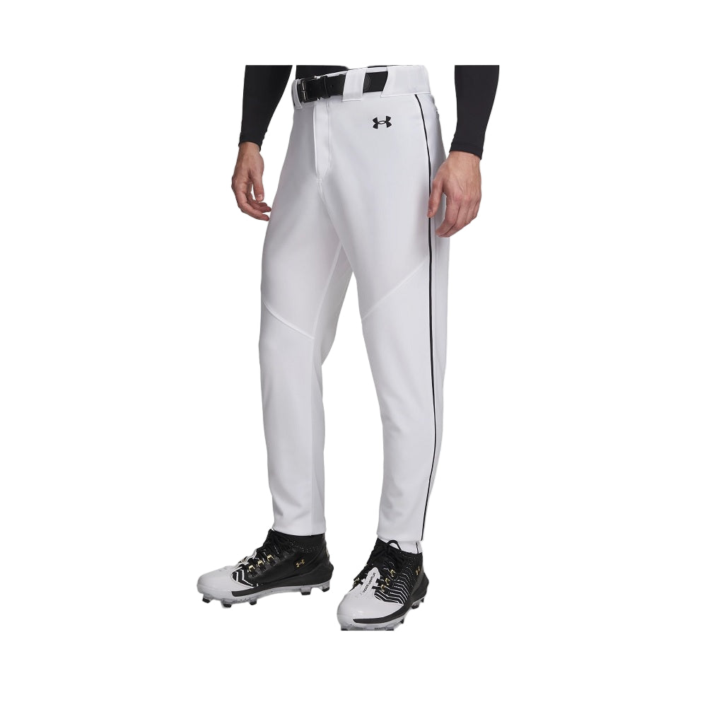 Under Armour Men's Utility Piped Baseball Pants White