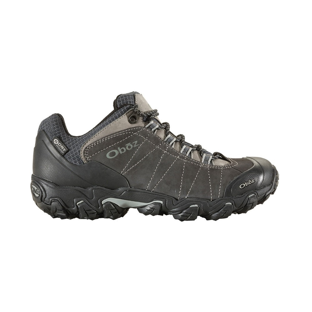 Oboz Men's Bridger Low Waterproof Hiking Shoes Dark Shadow