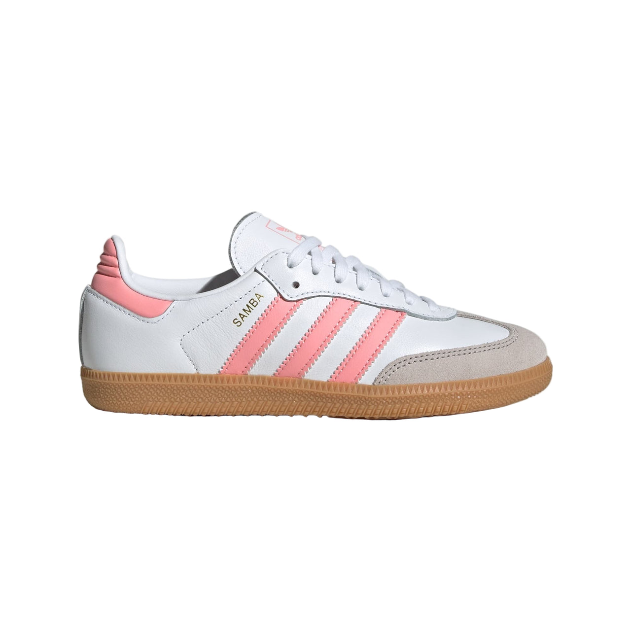Adidas Originals Juniors Samba OG Shoes Cloud White / Semi Pink Spark / Gum
