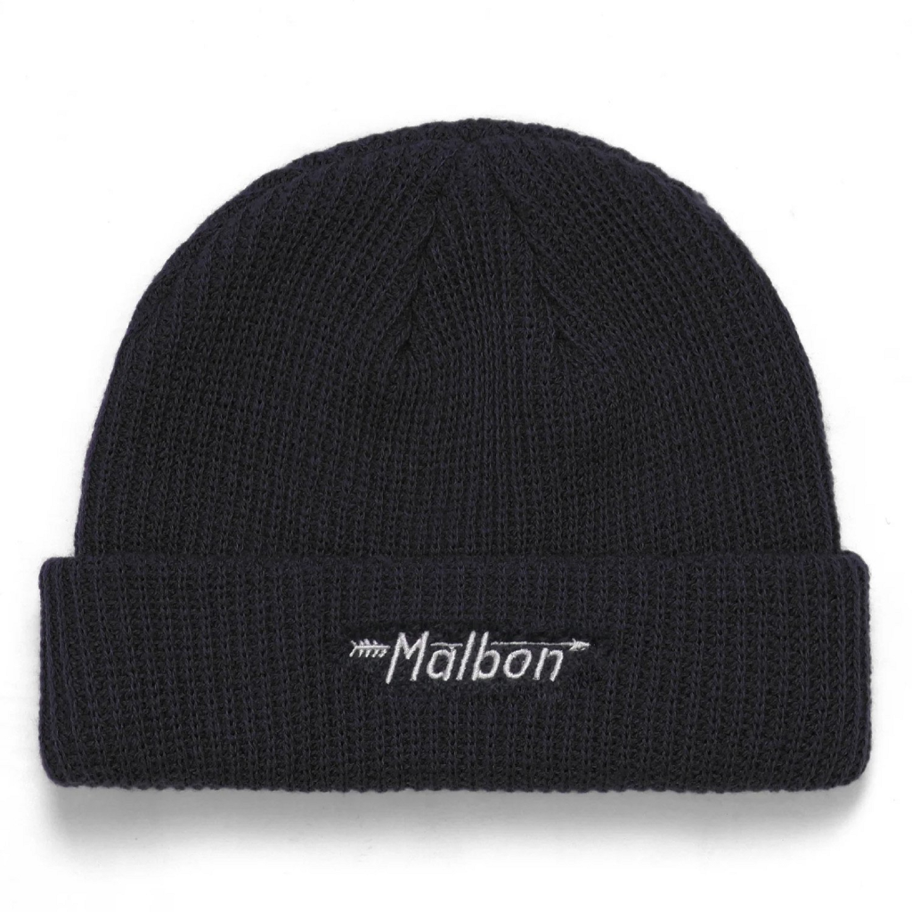 Malbon Range Tested Beanie - Aged Black