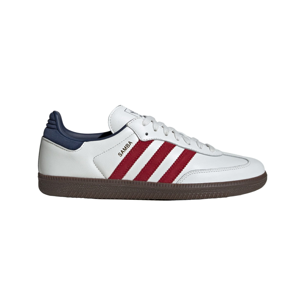 Adidas Originals Men's Samba OG Shoes Core White / Team Victory Red / Night Indigo