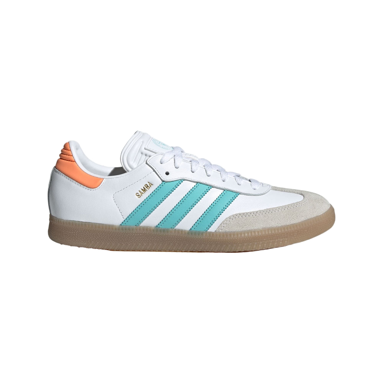 Adidas Originals Men's Samba Inter Miami CF Indoor Boots Cloud White / Easy Mint / Gum