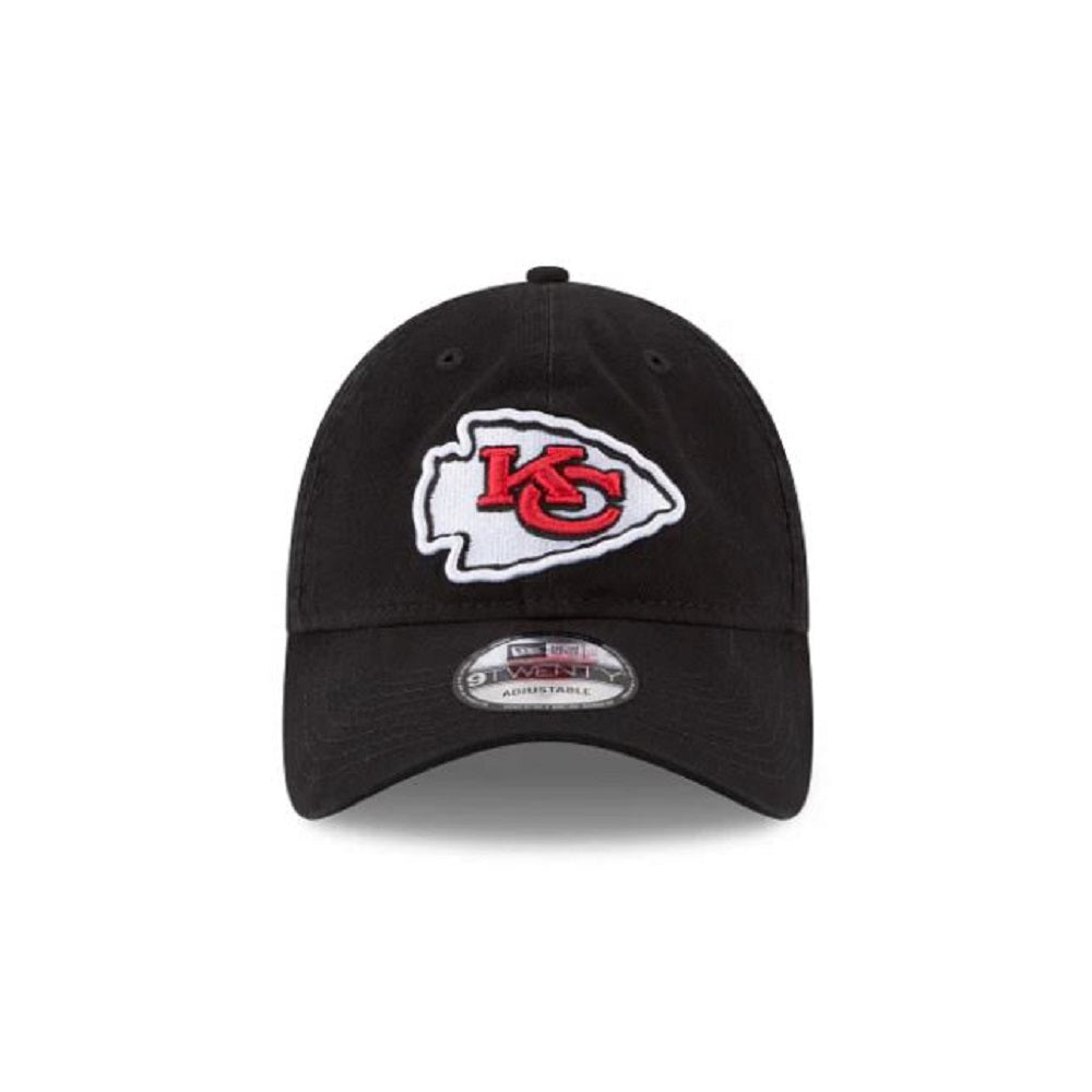 New Era Kansas City Chiefs NFL Core Classic 9TWENTY Black Adjustable Hat