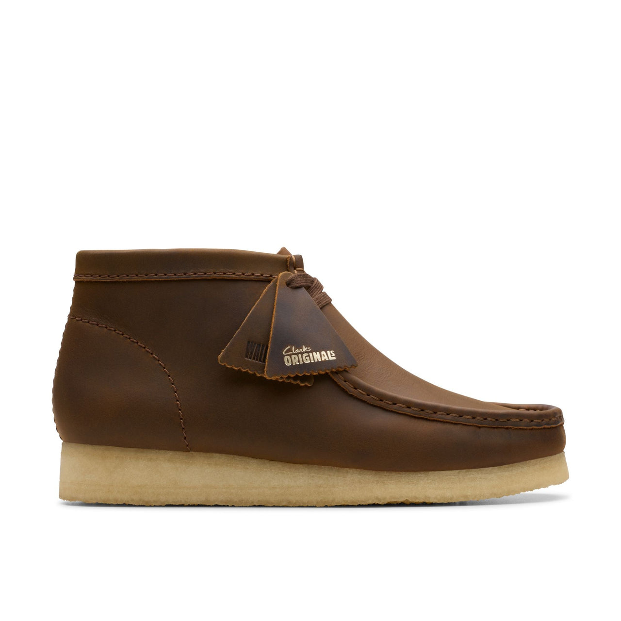 [26155513] MENS CLARKS WALLABEE BOOT - BEESWAX