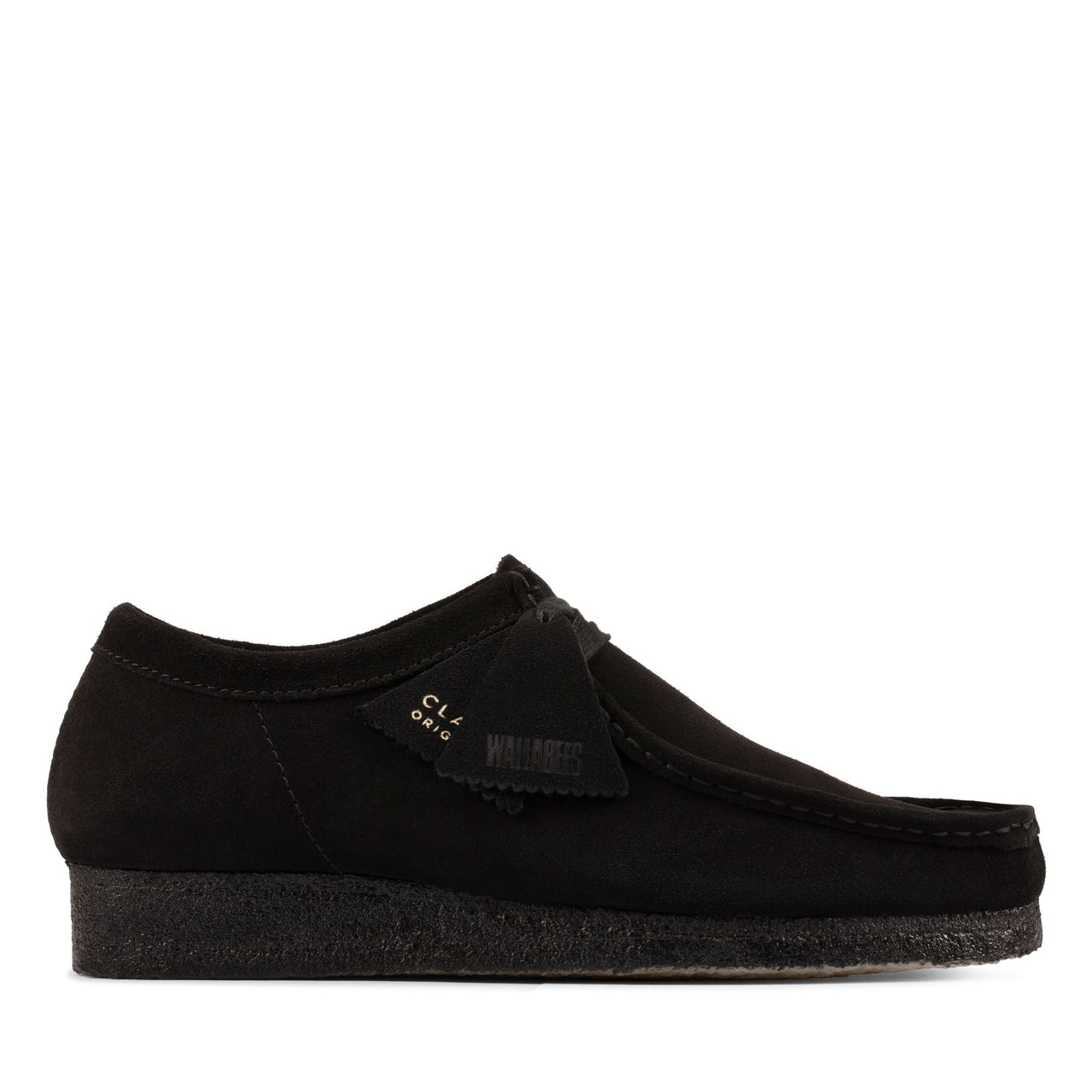 [26155519] MENS CLARKS WALLABEE LOW - BLACK SUEDE