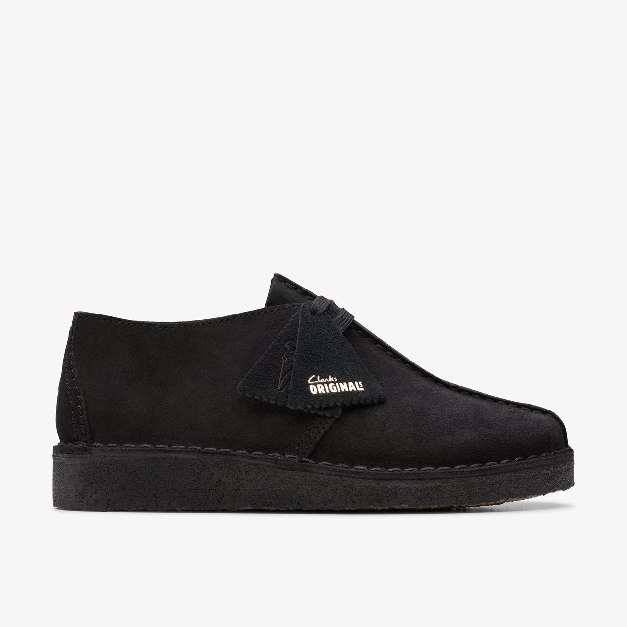 [26178476] MENS CLARKS DESERT TREK 'BLACK SUEDE'