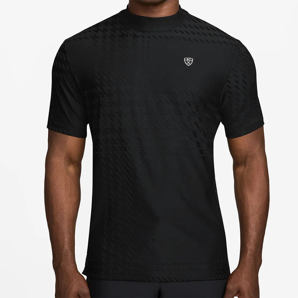Nike Tartan Men's Dri-FIT Mock Neck - Black
