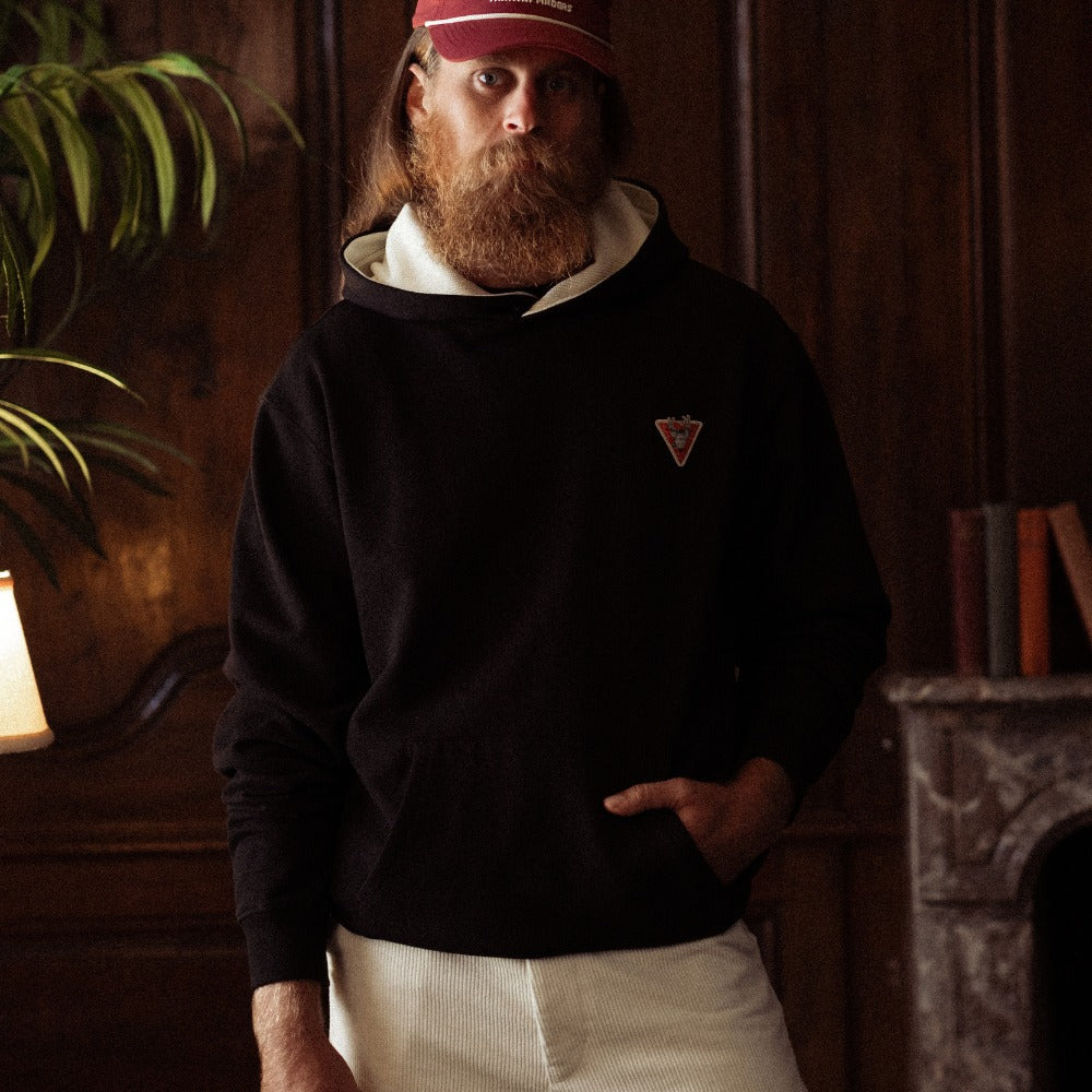 Malbon Archer Thermal Lined Hoodie - Onyx Malbon Archer Thermal Lined Hoodie - Onyx
