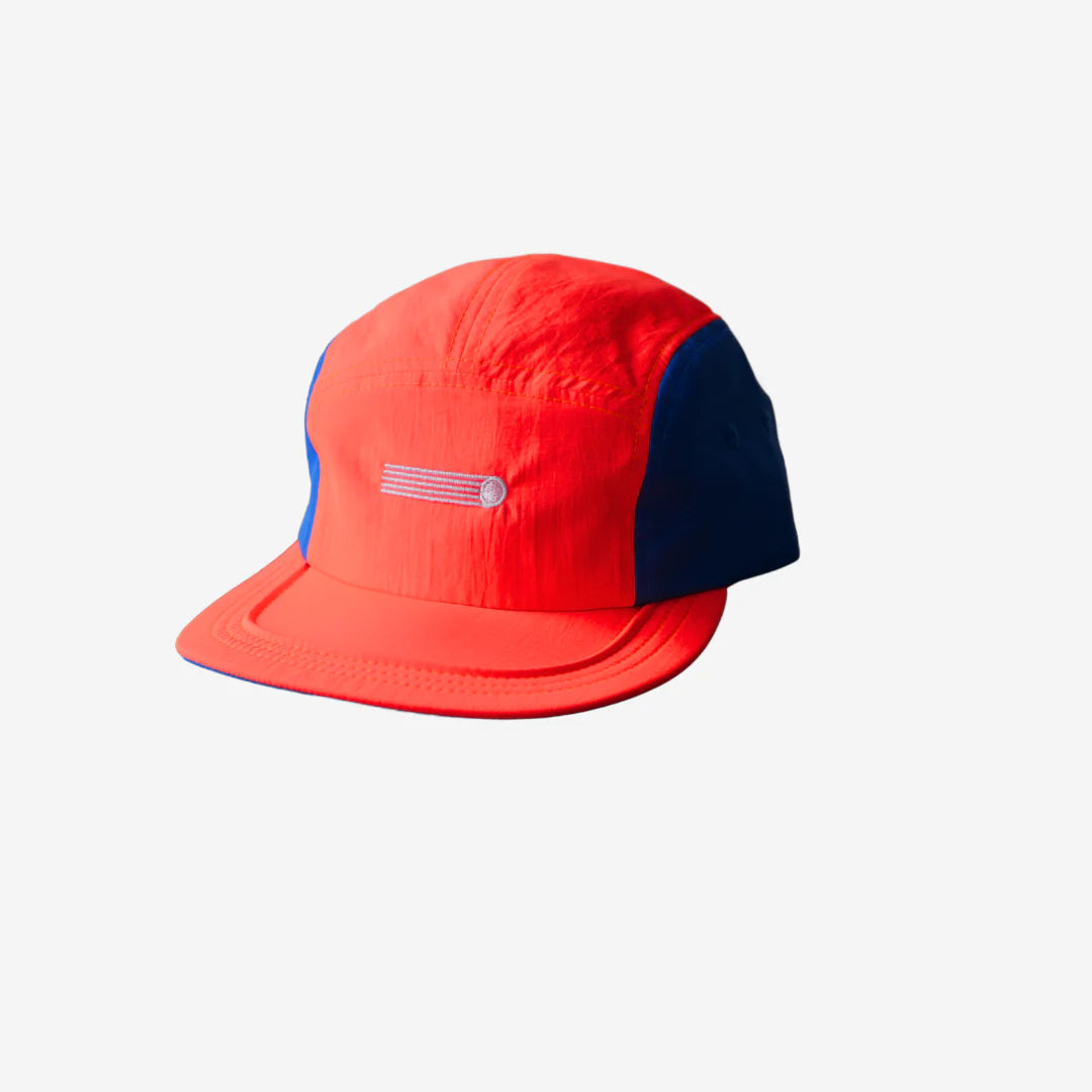 Kadet Golf 5-Panel Comet Active Hat - Orange/Blue