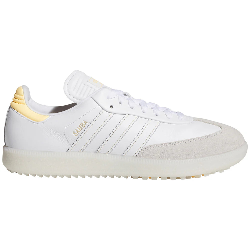 Adidas Samba Spikeless Golf Shoe - Cloud White/Ice Tangerine