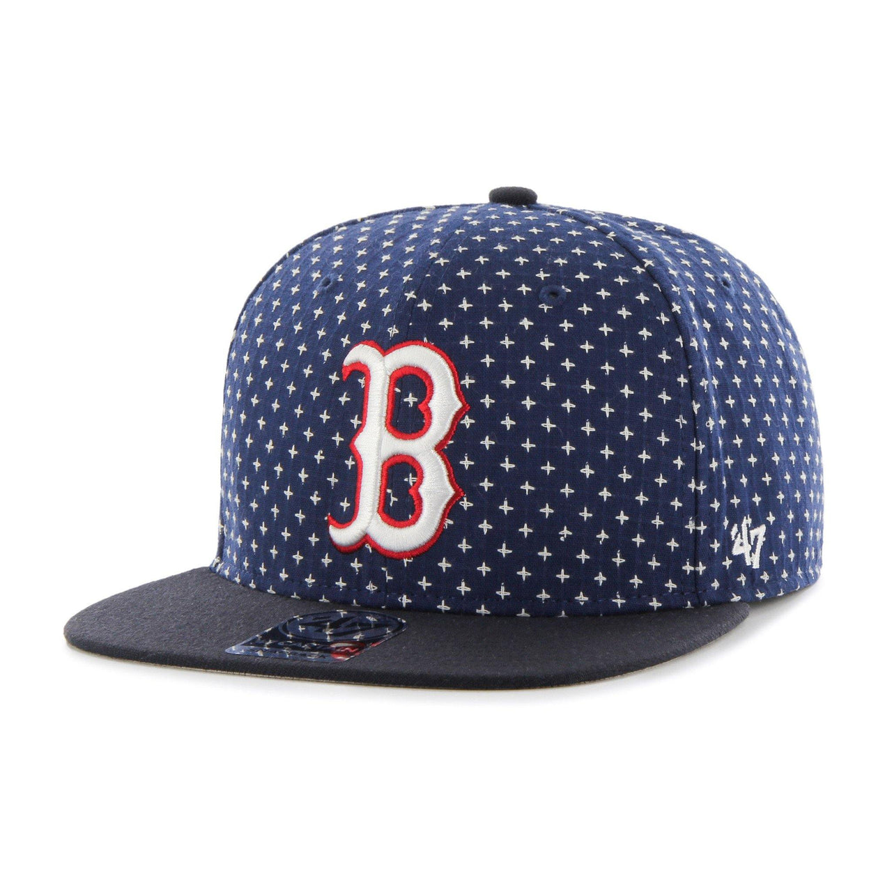 Mens 47 Brand Boston Red Sox Captain Snapback - Navy Blue