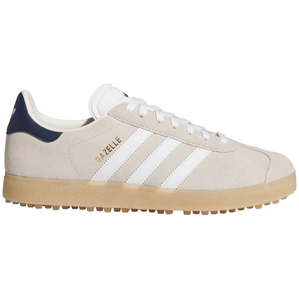 Adidas Gazelle Spikeless Golf Shoe - Chalk White/Night Indigo