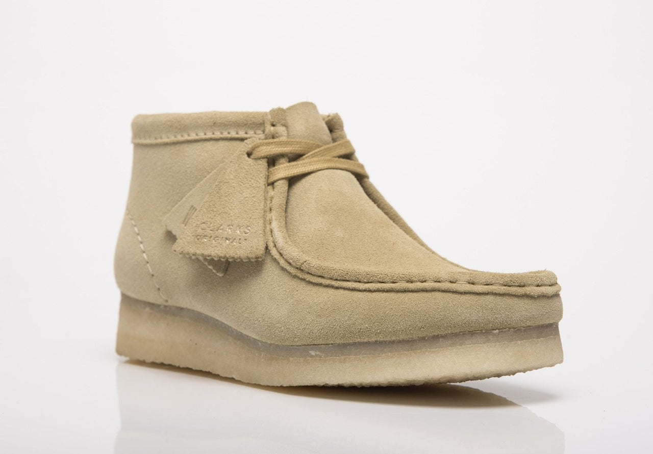 [26155520] Womens Clarks Wallabee Boot 'MAPLE SUEDE'