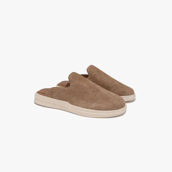 Lusso Pelli Slide - Chestnut Hairy Suede