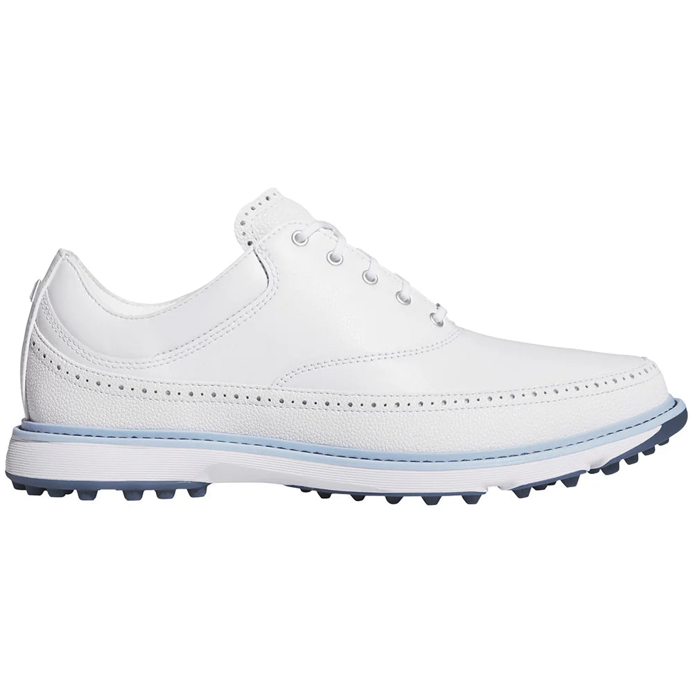 Adidas MC80 Spikeless Golf Shoe - Cloud White / Crystal Sky / Collegiate Navy