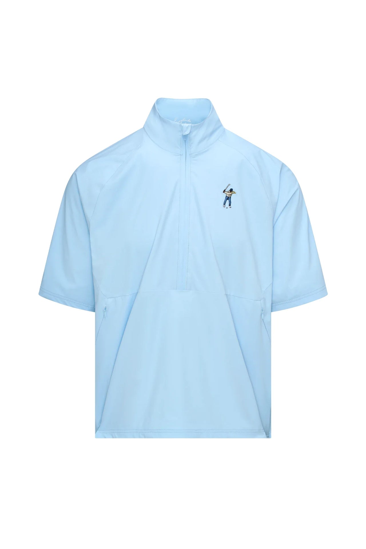 Eastside Golf Men's Short Sleeve Tech 1/2 Zip Mockneck Shirt - Clear Sky