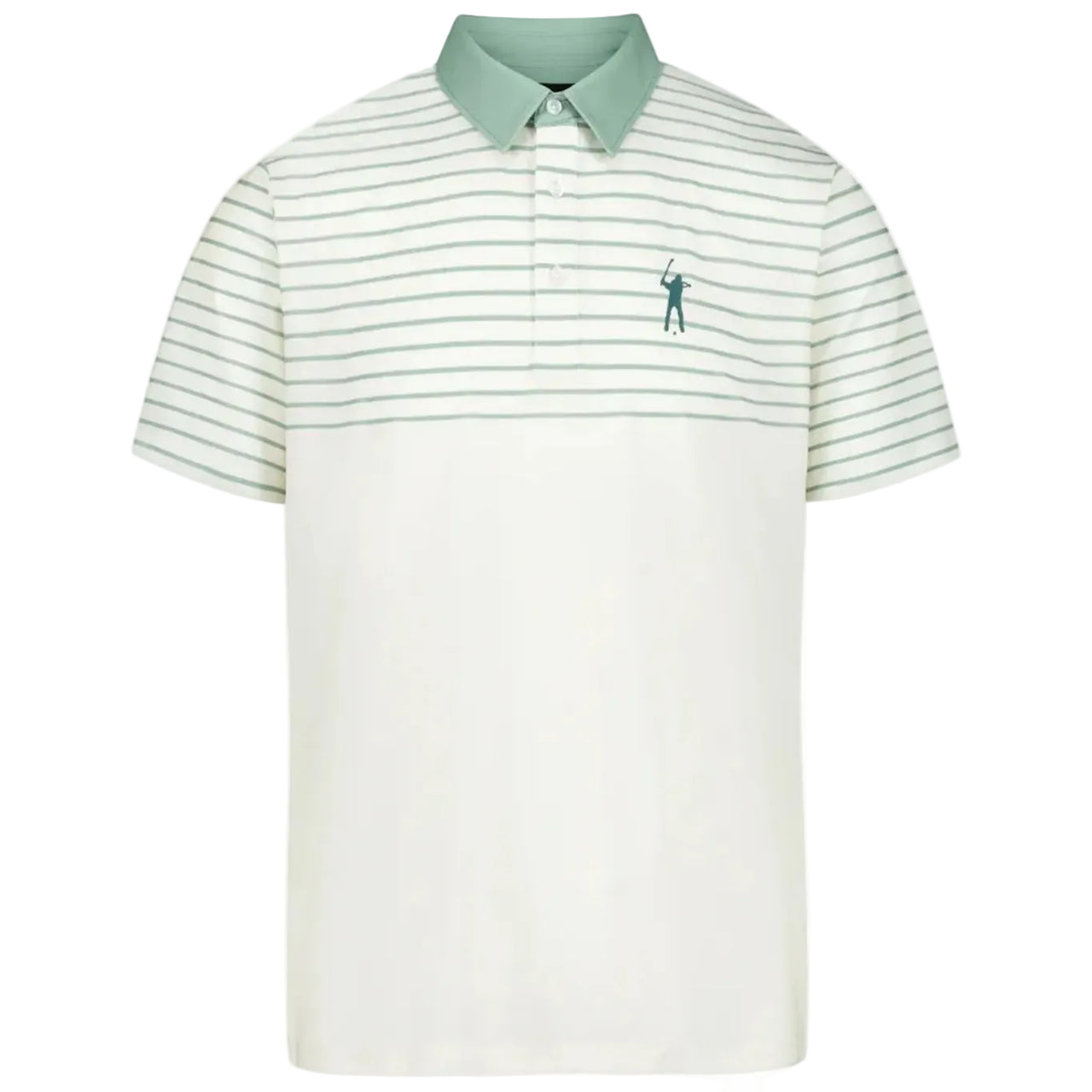 Eastside Golf Signature Polo Top Stripe - Jetstream/Sage
