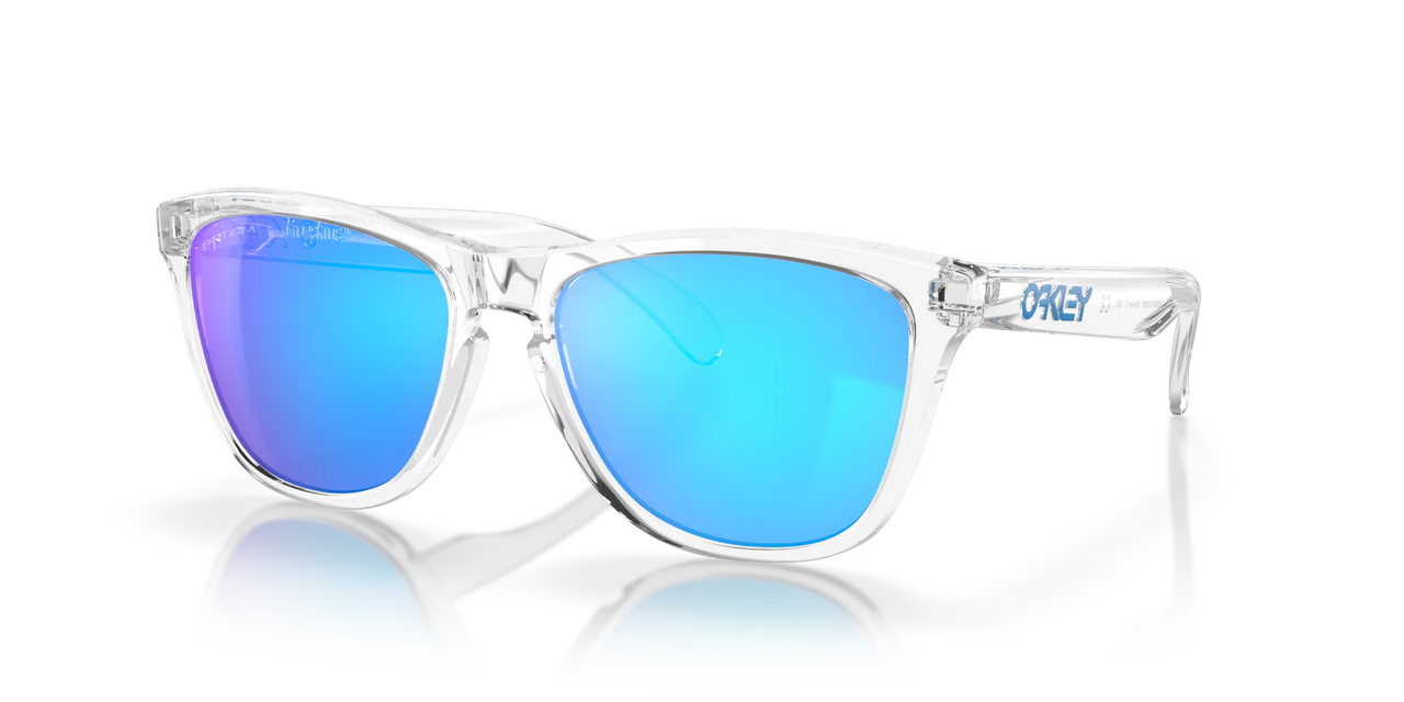 Oakley Frogskins Crystal Clear - Prizm Sapphire Iridium